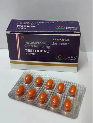 Testonol Testosterone Undecanoate 40mg Capsule (Andriol, Restandol), 10 mg
