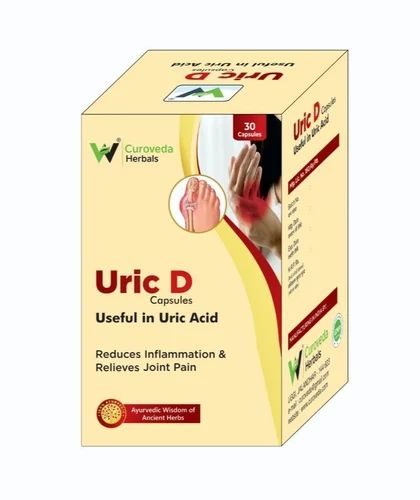 Uric D Capsule, Packaging Type: Box
