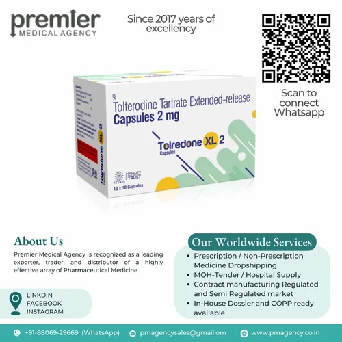 Tolterodine Tartrate Capsules Tolredone XL 2