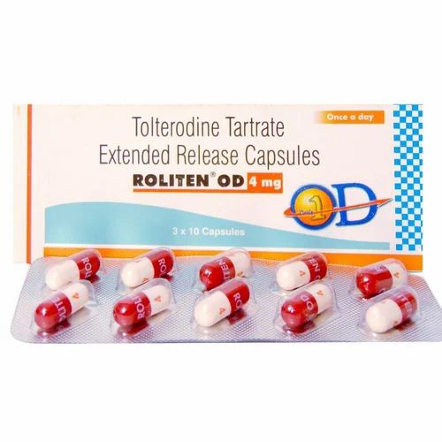 Tolterodine Roliten 4mg Tablet Detrol