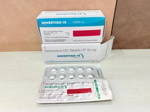 16mg NOVERTIGO Betashistine HCL Tablets I.P.