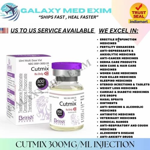 Cut Mix 300mg Injection for Adults by British Pharma