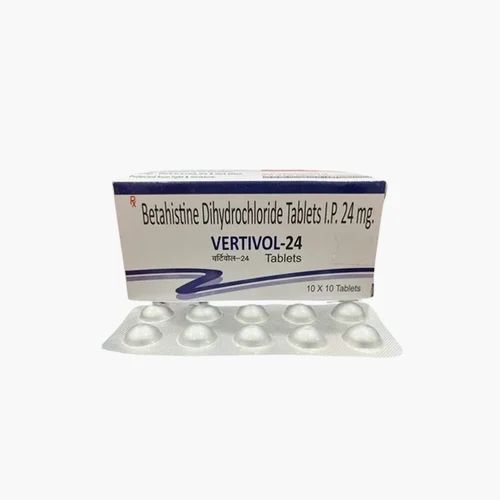 Betahistine Dihydrochloride Tablet, 24 mg