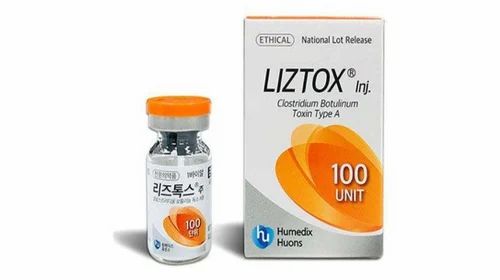 Huon's Global Liztox Clostridium botulinum toxin type A - 100Units Injection, 100 IU
