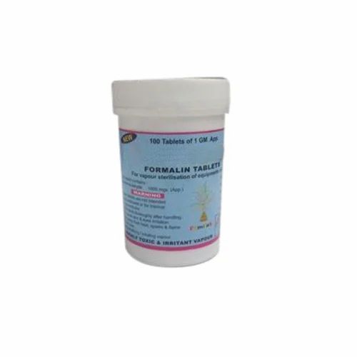 Medicine Grade Formalin Tablet, 100 Tablet ,Packaging Type: Bottle