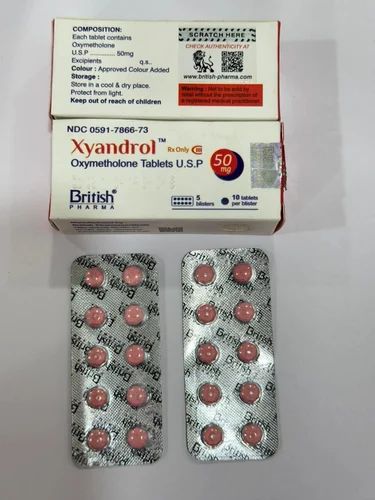 50mg Xyandrol Oxymetholone Tablet