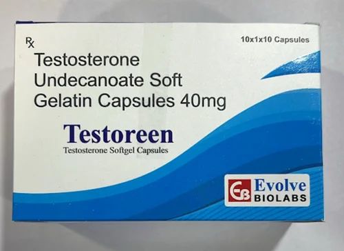 Testoreen Testosterone Undecanoate 40mg Soft Gelatin Caps