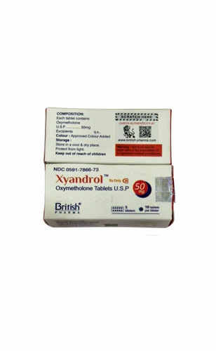 British Pharma XYANDROL 50GM 10 TAB