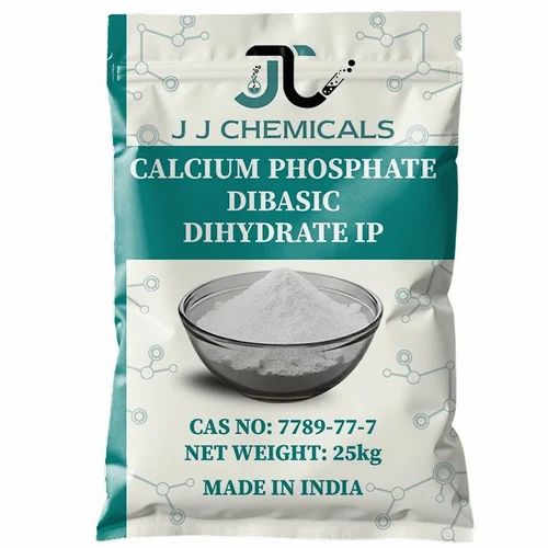 Powder DI CALCIUM PHOSPHATE DIHYDRATE IP, 25 Kg