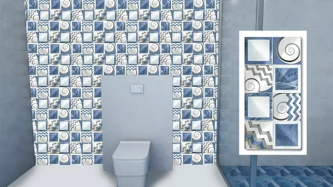 300×600 mm Modern Ceramic Wall Tiles HL 10037 for Bathroom, Hall, Mall & Interior Wall Decoration