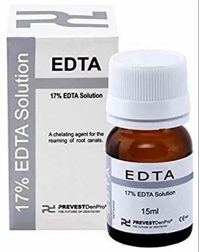 Dental Consumables Manual Prevest Denpro EDTA Solution 17% EDTA Solution 15ml, For Clinical, Packaging Type: Bottle