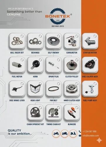 Bonetex Bike Spare Parts Manufacturer In Bawana