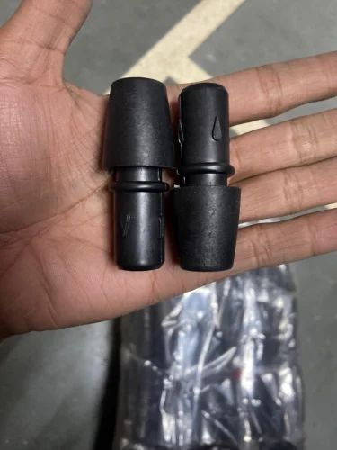 Matte Black ABS Plastic Bike Handle Weight (50g)