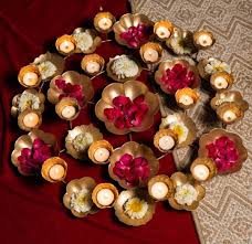 Metal Rangoli Diya