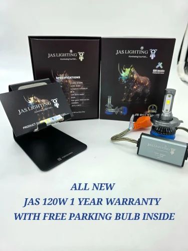 120 Watt White Headlight Bulb JAS for bike
