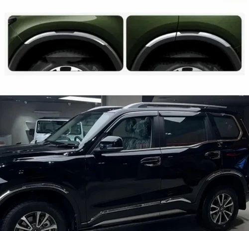 Mahindra Scorpio N All Models Wheel Arch Chrome Garnish Fender Chrome Trim - Set of 6 Pcs SS