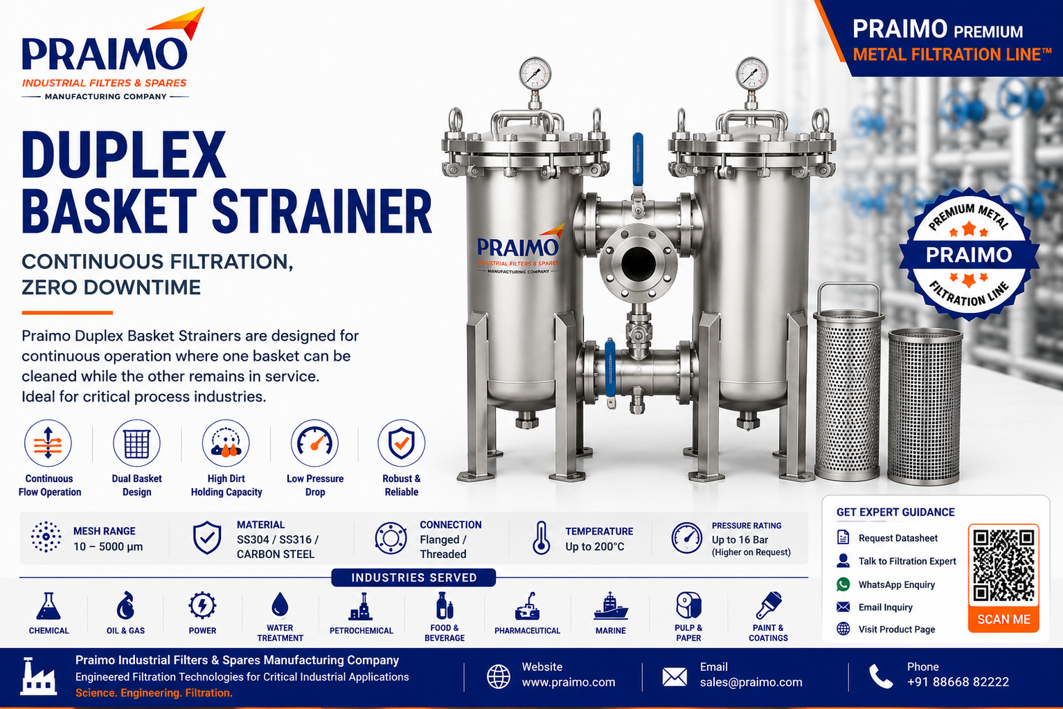 Duplex Filters / Strainers
