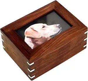 Wooden Cremation Urn & Pet Ashes