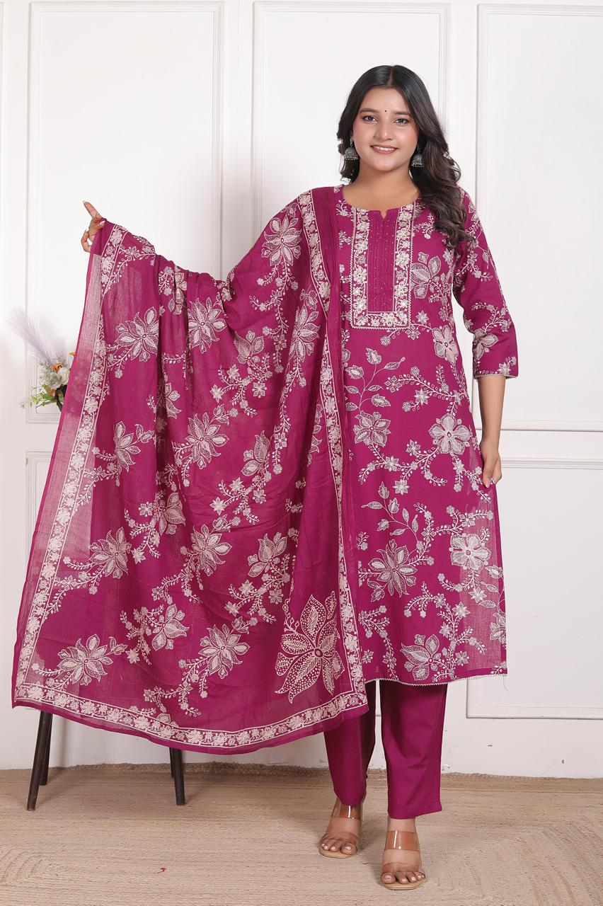Cotton Kurti Set