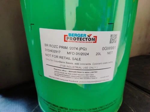 Polyurethane (PU) Industrial Paints And Coatings, 20 L
