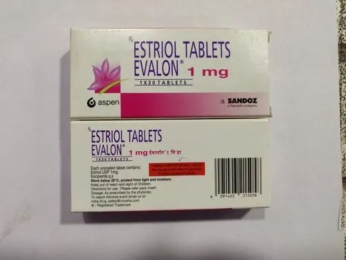 Estriol Evalon 1mg Tablet, Prescription, Harmone Replacement Therapy