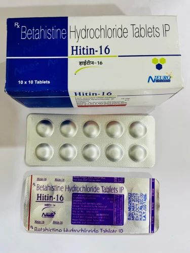 Hitin 16 Betahistine Hydrochlorise Tablets 16 MG