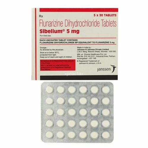 Flunarizine 5mg Tablets - Sibelium