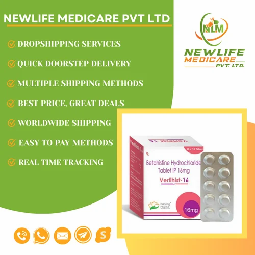 Vertihist 160mg Betahistine Tablets, 16 mg