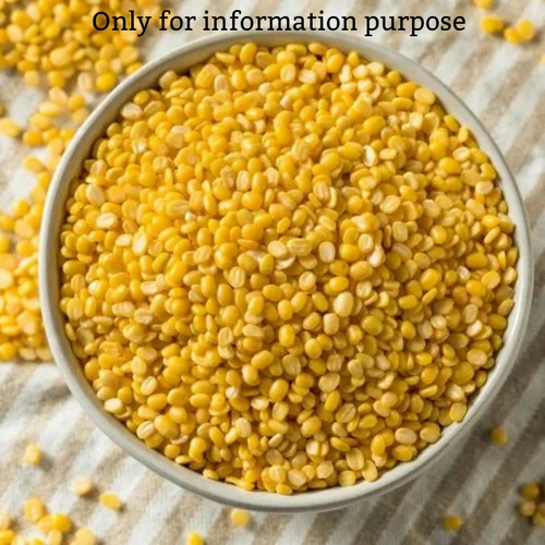 Organic Yellow Moong Dal (Mogar) - 25 kg, Dried