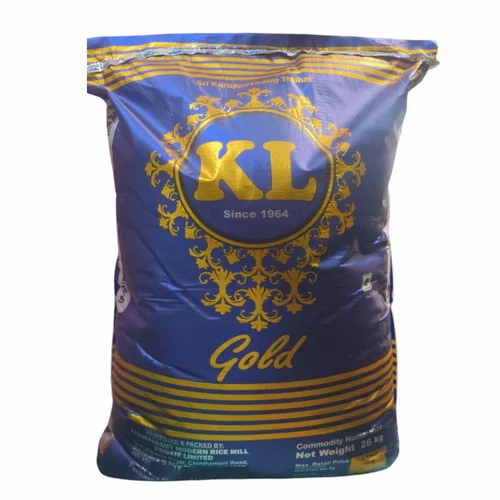 26Kg KL Gold Premium Ponni Rice, Packaging Type: HDPE Bag