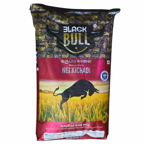 26Kg Black Bull Nei Kichadi Rice, Packaging Type: HDPE Bag