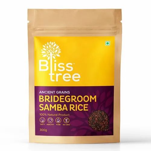 Bliss Tree Bridegroom Samha Rice ( Mapillai Samba ), Packaging Size: 300 g