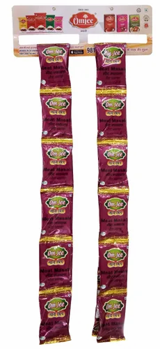 OmJee Meat Masala Pouch, Packaging Size: 30gm
