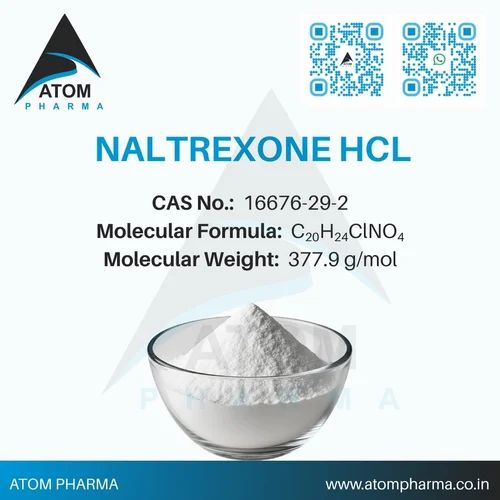 Naltrexone Hydrochloride Api - Pharmaceutical Active Ingredient, BP