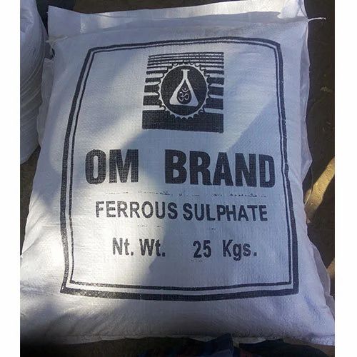 Powder 25 Kg Ferrous Sulphate, PP Woven Sack Bag