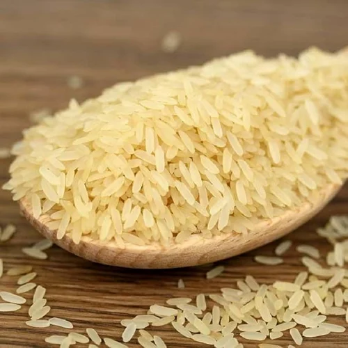 Golden Medium Grain Parboiled Rice, PP Bag, 25 kg