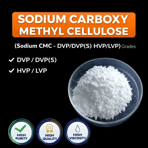 SODIUM CARBOXY METHYL CELLULOSE (Sodium CMC- DVP/DVP(S) HVP/LVP) Grades