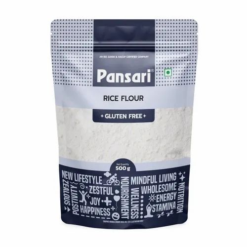 Pansari Indian Rice Flour Atta, 500 Gm, Packaging Type: Zipper Pouch