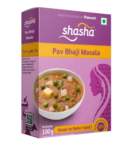 Shasha Pav Bhaji Masala- 100 Gm