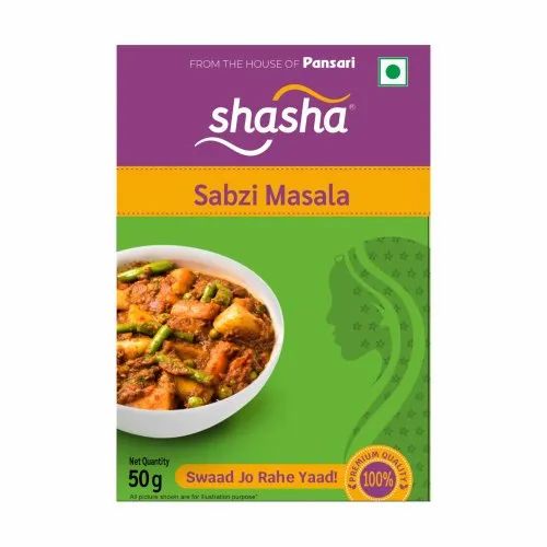 50g Shasha Sabzi Masala