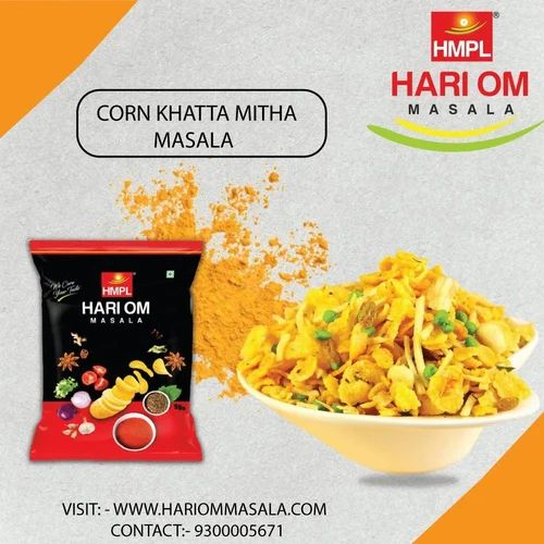 Corn Khatta Meetha Namkeen Masala, PP Bag, Packaging Size: 25 Kg
