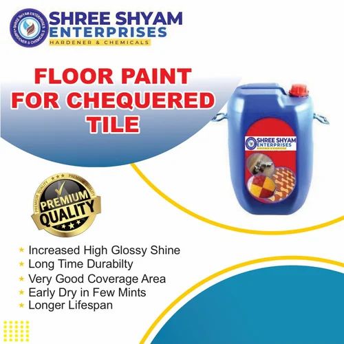 FLOOR PAINT FOR CHEQUERED TILE