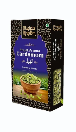 Bold 9mm Mughals Kingdom Green Cardamom, Whole Pods
