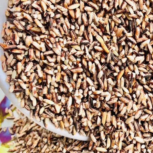 Brown Organic Semi Polished Black Rice, Packet, Packaging Size: 1kg