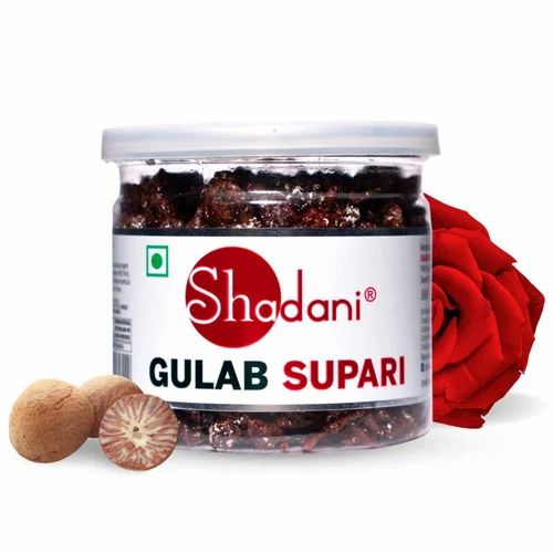 Brown Shadani 100g Gulab Supari Mukhwas Mouth Freshener