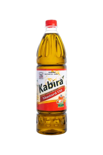 Yellow Kabira 1 lts Pet Bottle Mustard Oil