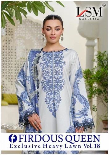 Lsm firdous queen exclusive heavy lawn collection vol 18 lawn pakistani suit
