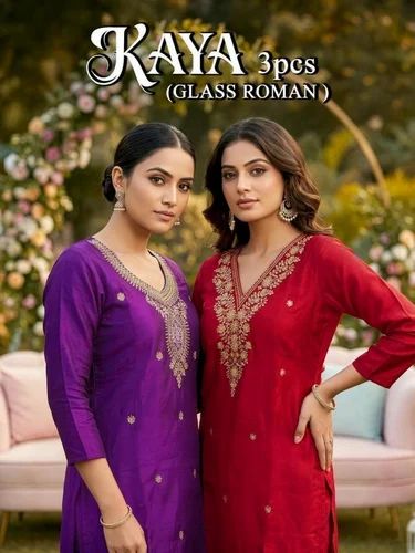 Kaya glass roman readymade classic suit for womens