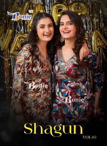 Bonie shagun vol 5 readymade alia cut style fancy kurti