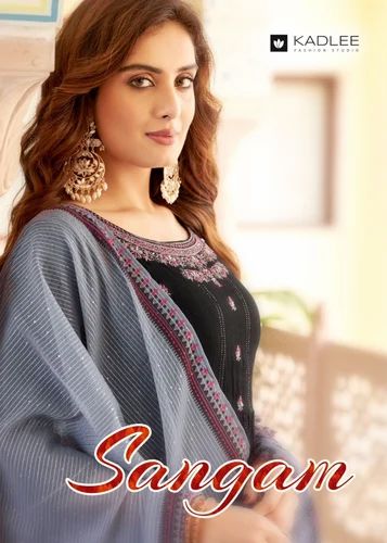 FANCY EMBROIDERIES KURTI COMBO SET
